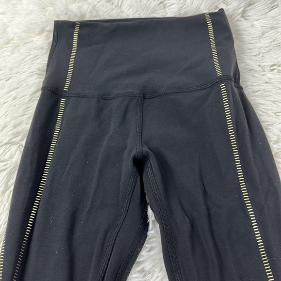 Lululemon Align High-Rise Crop 21" *Gold Black - Picture 2 of 6